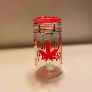 Puff Princess Stash jar
